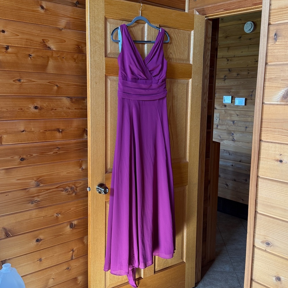 David’s Bridal Berry Dress